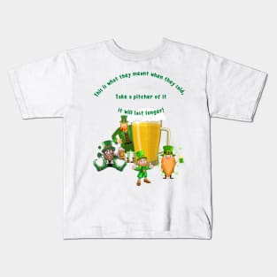 Take a Pitcher of It Kids T-Shirt